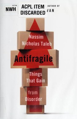 An image of the cover of the book "Antifragile: Things That Gain from Disorder"