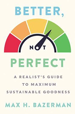 An image of the cover of the book "Better, Not Perfect: A Realist’s Guide to Maximum Sustainable Goodness"