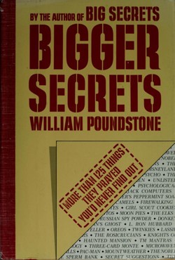 An image of the cover of the book "Bigger Secrets: More Than 125 Things They Prayed You’d Never Find Out"