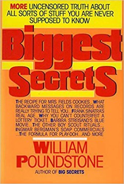 An image of the cover of the book "Biggest Secrets: More Uncensored Truth about All Sorts of Stuff You Are Never Supposed to Know"
