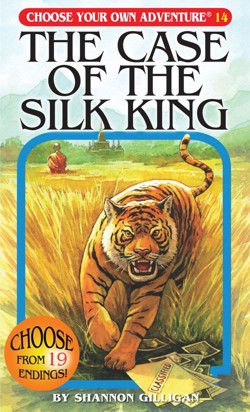 An image of the cover of the book "The Case of the Silk King"