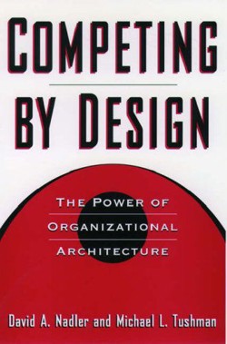 An image of the cover of the book "Competing by Design: The Power of Organizational Architecture"