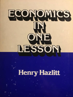 An image of the cover of the book "Economics in One Lesson: The Shortest & Surest Way to Understand Basic Economics"