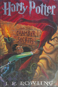 An image of the cover of the book "Harry Potter and the Chamber of Secrets"