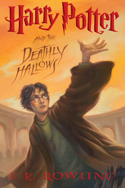 An image of the cover of the book "Harry Potter and the Deathly Hallows"
