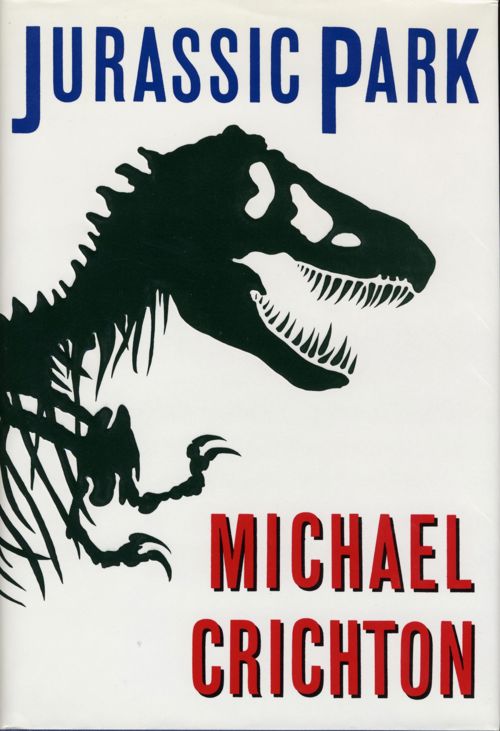 An image of the cover of the book "Jurassic Park"