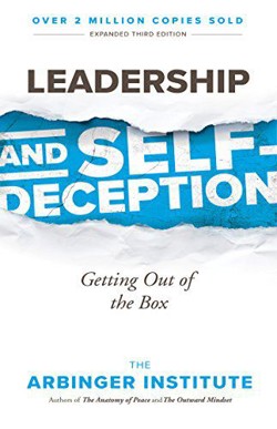 An image of the cover of the book "Leadership and Self-Deception: Getting Out of the Box"