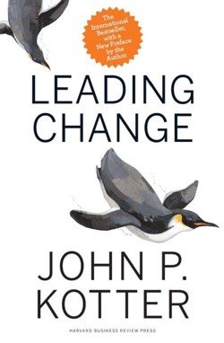 An image of the cover of the book "Leading Change"