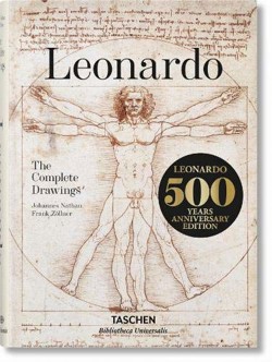 An image of the cover of the book "Leonardo. The Complete Drawings"