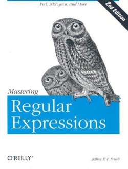 An image of the cover of the book "Mastering Regular Expressions"