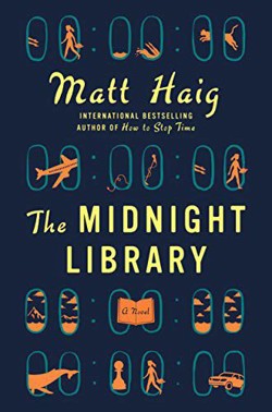 An image of the cover of the book "The Midnight Library"