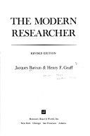 An image of the cover of the book "Modern Researcher Revised Edition"