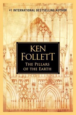 An image of the cover of the book "The Pillars of the Earth"