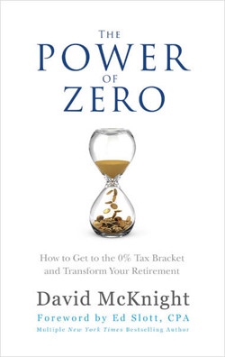 An image of the cover of the book "The Power of Zero: How to Get to the 0% Tax Bracket and Transform Your Retirement"