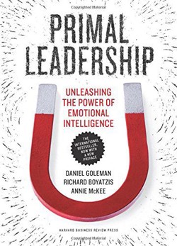 An image of the cover of the book "Primal Leadership: Unleashing the Power of Emotional Intelligence"