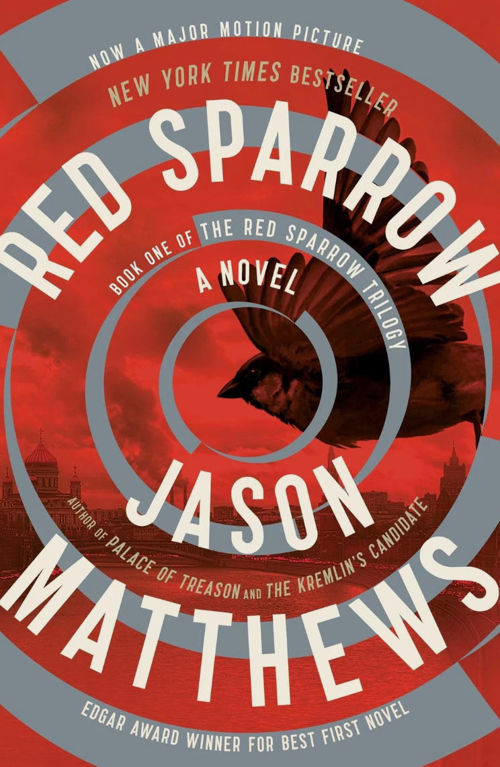 An image of the cover of the book "The Red Sparrow"