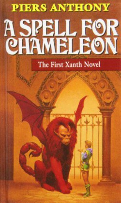 An image of the cover of the book "A Spell for Chameleon"