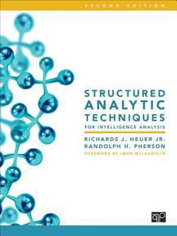 An image of the cover of the book "Structured Analytic Techniques For Intelligence Analysis"