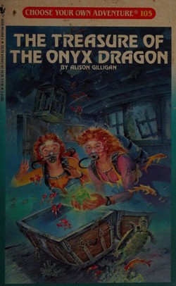An image of the cover of the book "The Treasure of the Onyx Dragon"