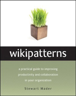 An image of the cover of the book "Wikipatterns"