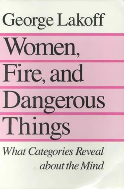 An image of the cover of the book "Women, Fire, and Dangerous Things: What Categories Reveal About the Mind"