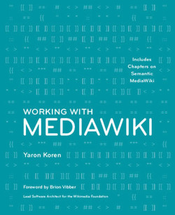 An image of the cover of the book "Working with MediaWiki"